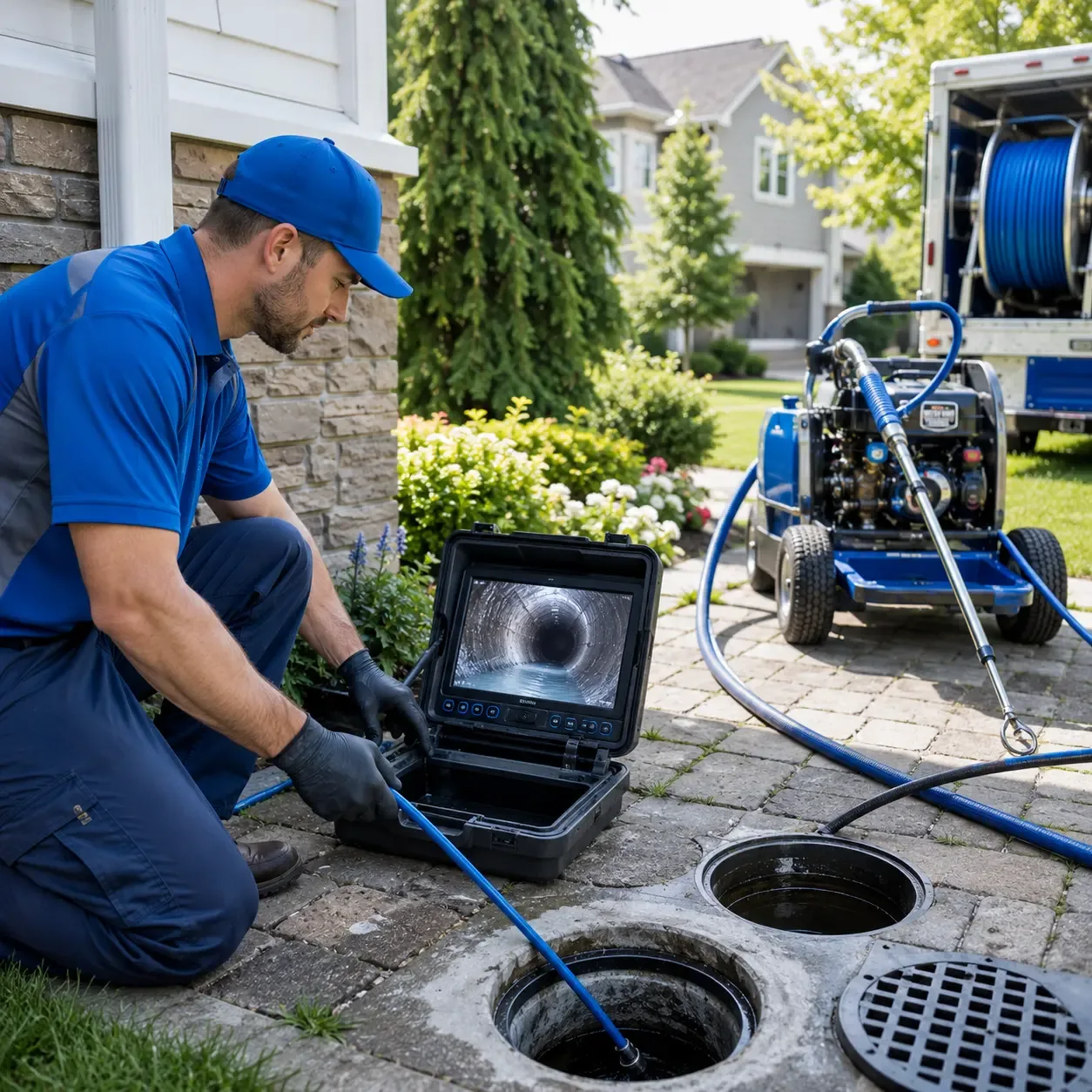 Outdoor drain cleaning professionals serving Guion, AR